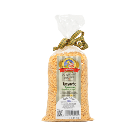 ΤΡΑΧΑΝΑΣ ΘΡΑΚΙΩΤΙΚΟΣ (ΛΑΧΑΝΙΚΩΝ-ΓΛΥΚΟΣ—ΜΕ ΤΑΧΙΝΙ) 500 gr 3.20 € «ΣΟΦΙΑΣ ΓΕΥΣΕΙΣ»